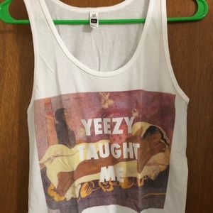 “Yeezy Taught Me” tank
